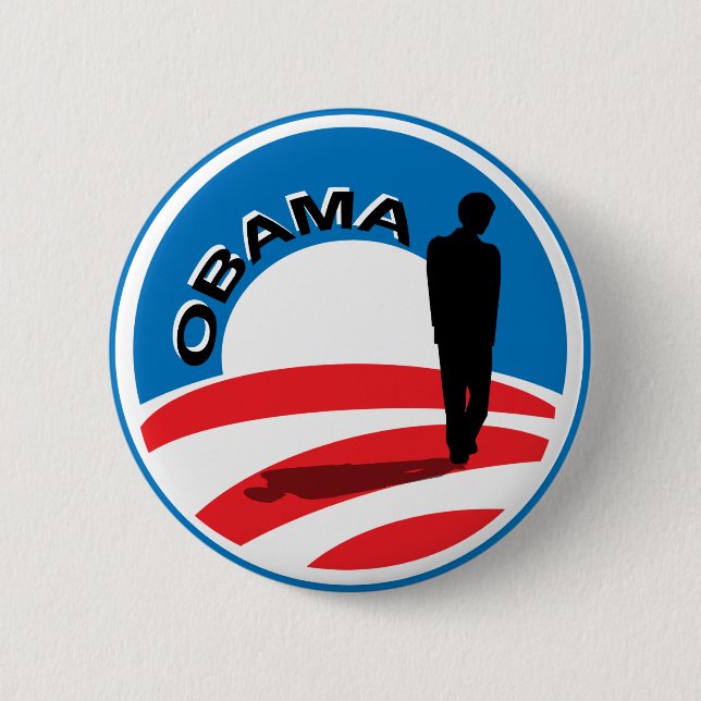Badge Rond 5 Cm Le Président Obama T-Shirts et boutons (Devant)