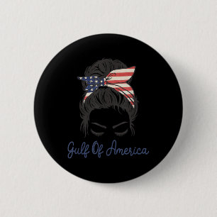 Badge Rond 5 Cm Le Président Trump 2025 Du Golfe Des États-Unis _8