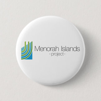 Badge Rond 5 Cm Le projet d'îles de Menorah