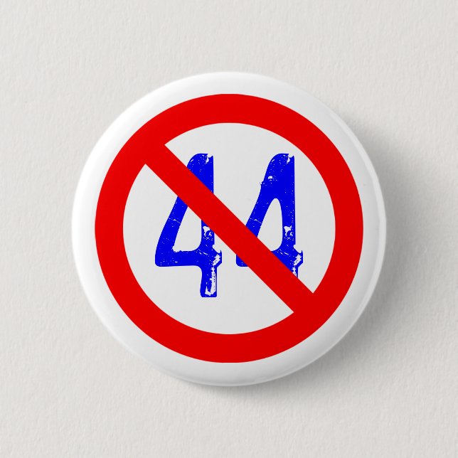 Badge Rond 5 Cm Le quarante-quatrième président suce ! (Devant)