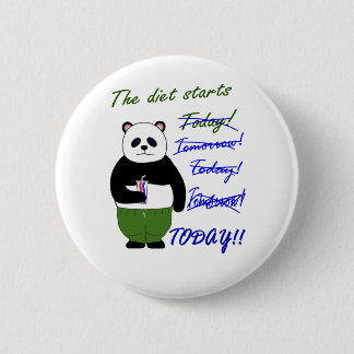 Badge Rond 5 Cm Le régime commence…