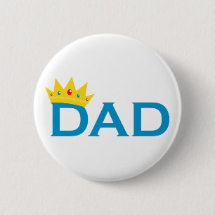 Badge Rond 5 Cm Le Roi Dad