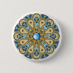 Badge Rond 5 Cm Le Roi Tut