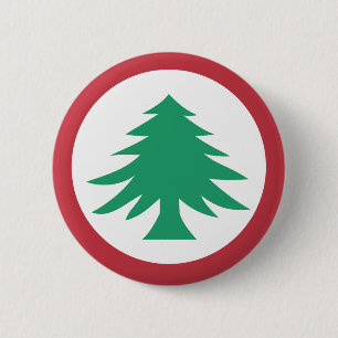 Badge Rond 5 Cm Le rondeau de la Nouvelle Angleterre