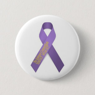 Badge Rond 5 Cm Le ruban de connexion d'épilepsie
