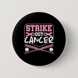 Badge Rond 5 Cm Le Ruban rose Élimine le cancer Bysebyll