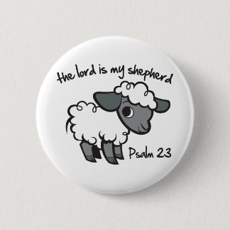 Badge Rond 5 Cm Le seigneur est mon berger