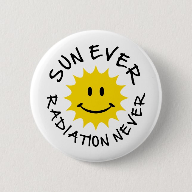Badge Rond 5 Cm le soleil (Devant)