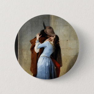 Badge Rond 5 Cm Le tableau Kiss de Francesco Hayez