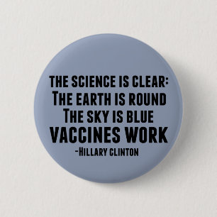 Badge Rond 5 Cm Le travail des vaccins
