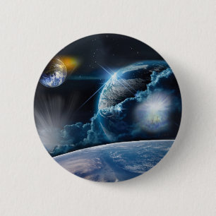 Badge Rond 5 Cm Le voyage d'un être de lumière