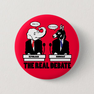 Badge Rond 5 Cm Le vrai bouton de discussion