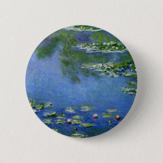 Badge Rond 5 Cm L'eau Lillies de Monet