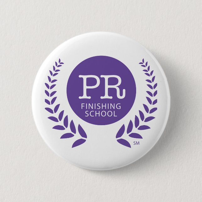 Badge Rond 5 Cm L'école de finition PR (Devant)
