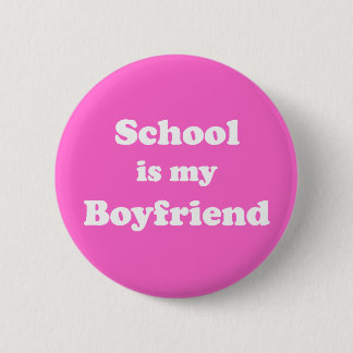 Badge Rond 5 Cm L'école est mon bouton d'ami