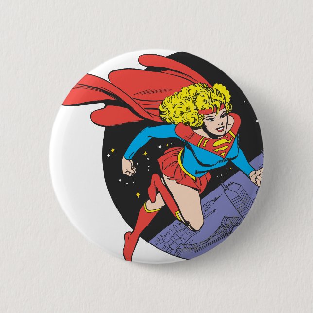 Badge Rond 5 Cm Leçons superfilles dans l'espace (Devant)