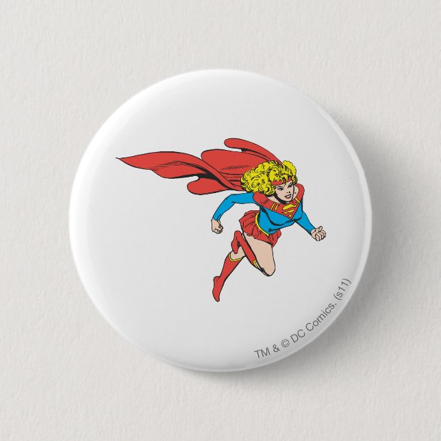 Badge Rond 5 Cm Leçons Supergirl droite (Devant)