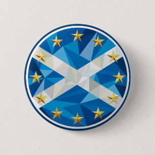 Badge Rond 5 Cm L'Ecosse dans l'insigne d'UE
