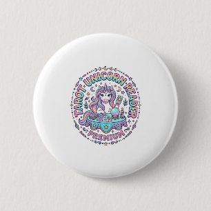 Badge Rond 5 Cm Lecteur de Tarot Licorne Premium Drôle Impression 