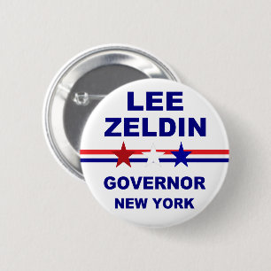 Badge Rond 5 Cm Lee Zelden Gouverneur New York 2022