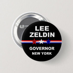 Badge Rond 5 Cm Lee Zeldin Gouverneur New York 2022
