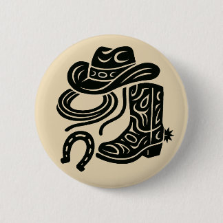 Badge Rond 5 Cm Legacy in Leather