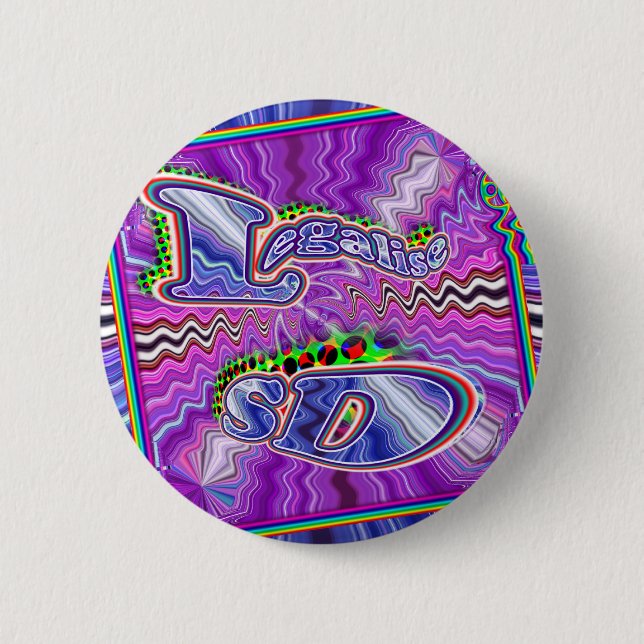 Badge Rond 5 Cm Légalisez la danse idiote (Devant)