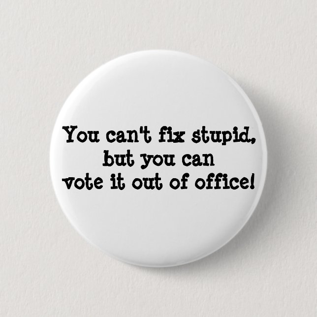Badge Rond 5 Cm L'élection présidentielle de 2020, c'est drôle (Devant)