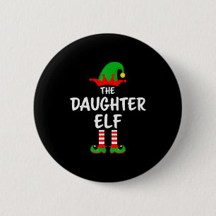 Badge Rond 5 Cm L'elfe de la fille correspondant à la famille de N