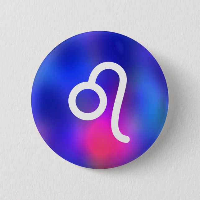 Badge Rond 5 Cm Leo (Devant)