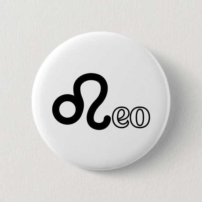 Badge Rond 5 Cm Leo (Devant)