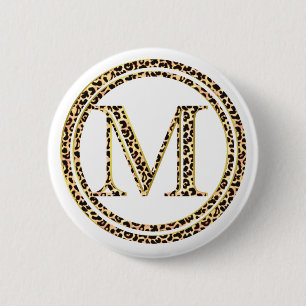 Badge Rond 5 Cm Leopard M