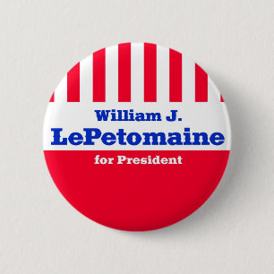 Badge Rond 5 Cm LePetomaine pour le président