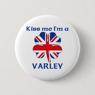 Badge Rond 5 Cm Les Anglais personnalisés m'embrassent que je suis