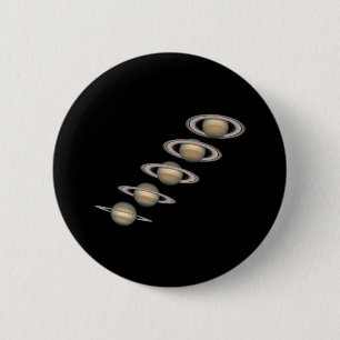 Badge Rond 5 Cm Les anneaux de Saturn