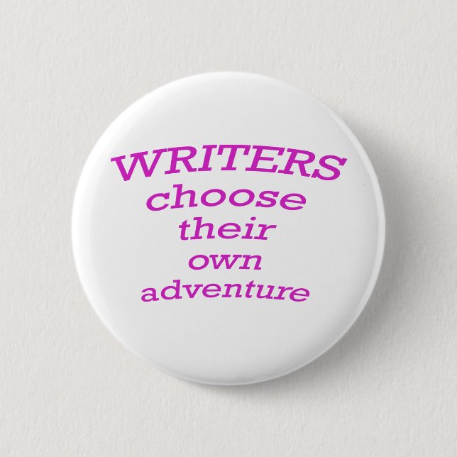 Badge Rond 5 Cm Les auteurs choisissent leur propre aventure (Devant)