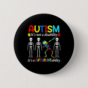 Badge Rond 5 Cm Les Autistes De sensibilisation sur l'autisme Sout
