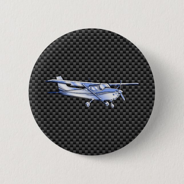Badge Rond 5 Cm Les avions passent au bichromate de potasse comme (Devant)