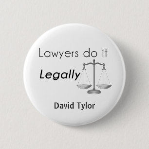 Badge Rond 5 Cm Les avocats le font !