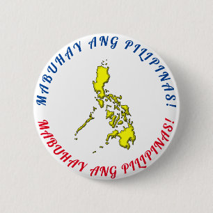 Badge Rond 5 Cm Les boutons de Mabuhay ang Pilipinas