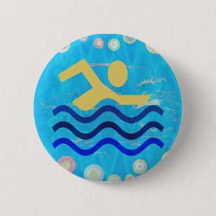 Badge Rond 5 Cm Les BOUTONS refroidissent l'esprit en périodes