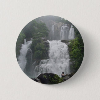 Badge Rond 5 Cm Les cascades du Costa Rica