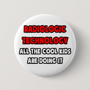 Badge Rond 5 Cm Les chemises d'un ingénieur en radiologie