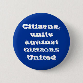 Badge Rond 5 Cm Les "citoyens, unissent contre" le bouton uni par