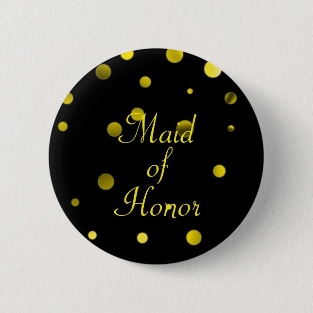 Badge Rond 5 Cm Les confettis d'aluminium de Faux de parties (Devant)