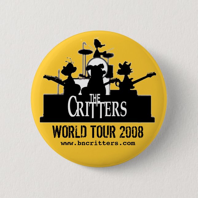 Badge Rond 5 Cm Les créatures ! boutons de concert (Devant)