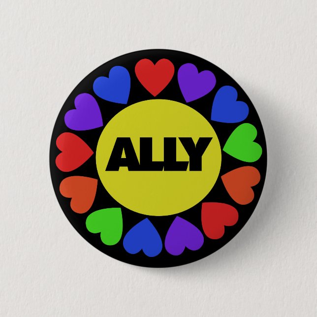 Badge Rond 5 Cm Les droits des homosexuels (Devant)