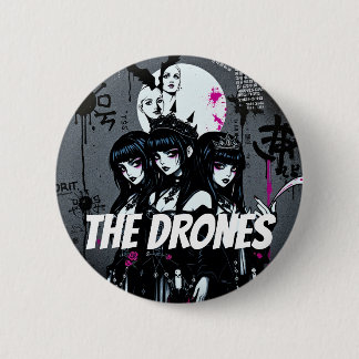 Badge Rond 5 Cm LES DRONES Sombres