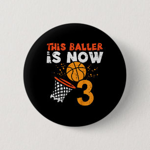 Badge Rond 5 Cm Les enfants Ce Ller a maintenant 3 ans Sketll 3e a