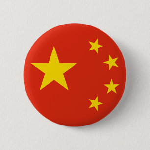 Badge Rond 5 Cm Les étoiles de la Chine